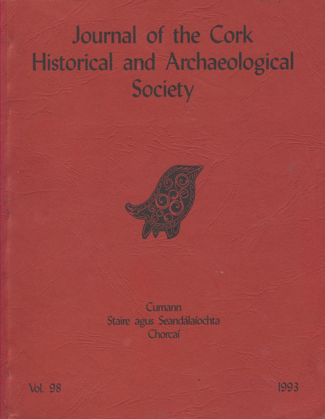 Journal Of The Cork Historical & Archaeological Society